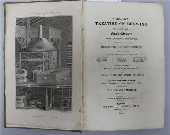 Morrice, Alexander - A Practical Treatise on Brewing the Various Sorts of Malt Liquor, 8th edition, original plain